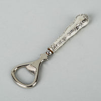BIRKS Pompadour Sterling Handle And Stainless Steel Bottle Opener