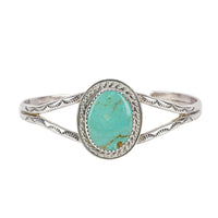 BR Navajo Sterling Turquoise Cuff Bracelet