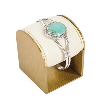 BR Navajo Sterling Turquoise Cuff Bracelet