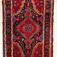 Hand Knotted Wool Hamadan Persian Rug