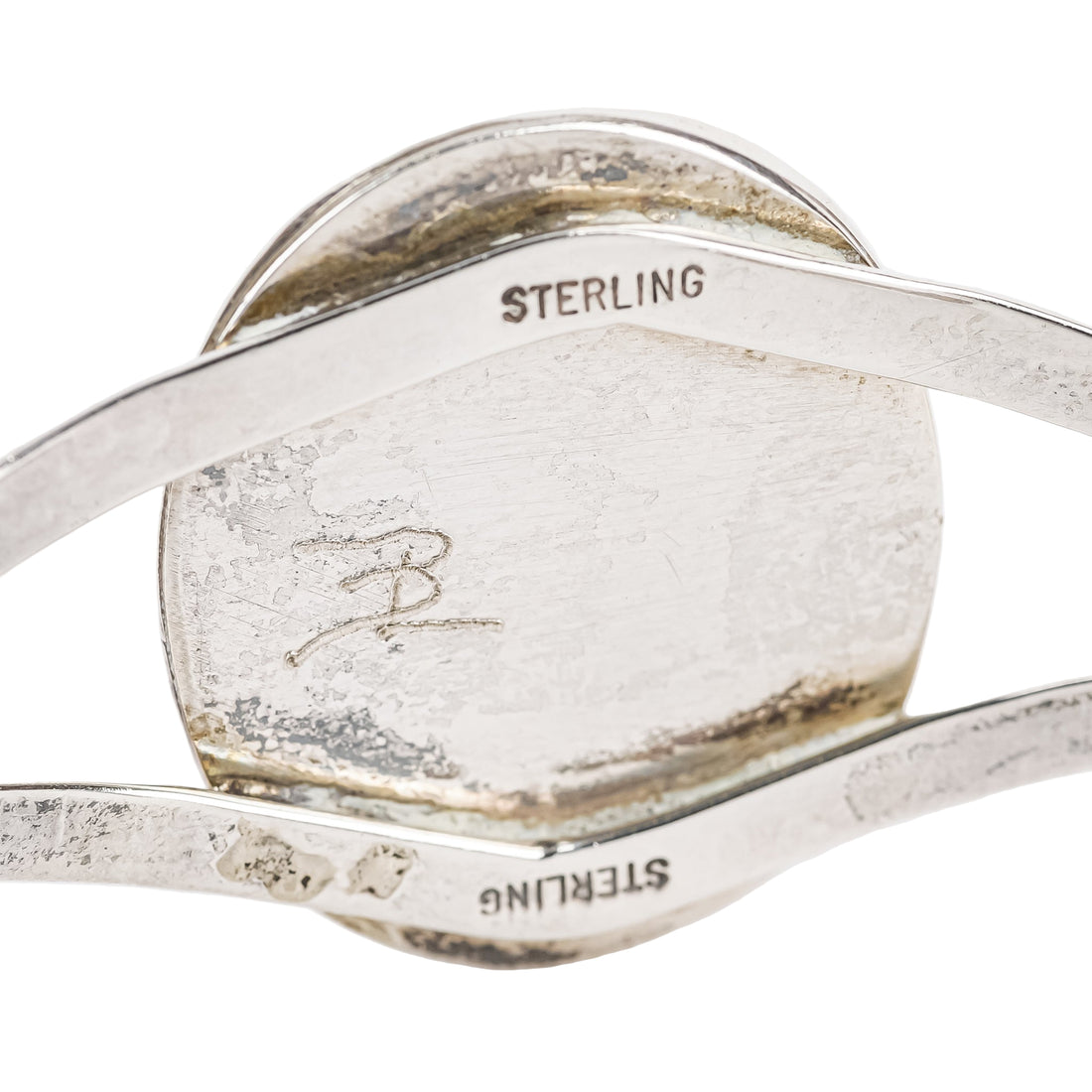 BR Navajo Sterling Turquoise Cuff Bracelet