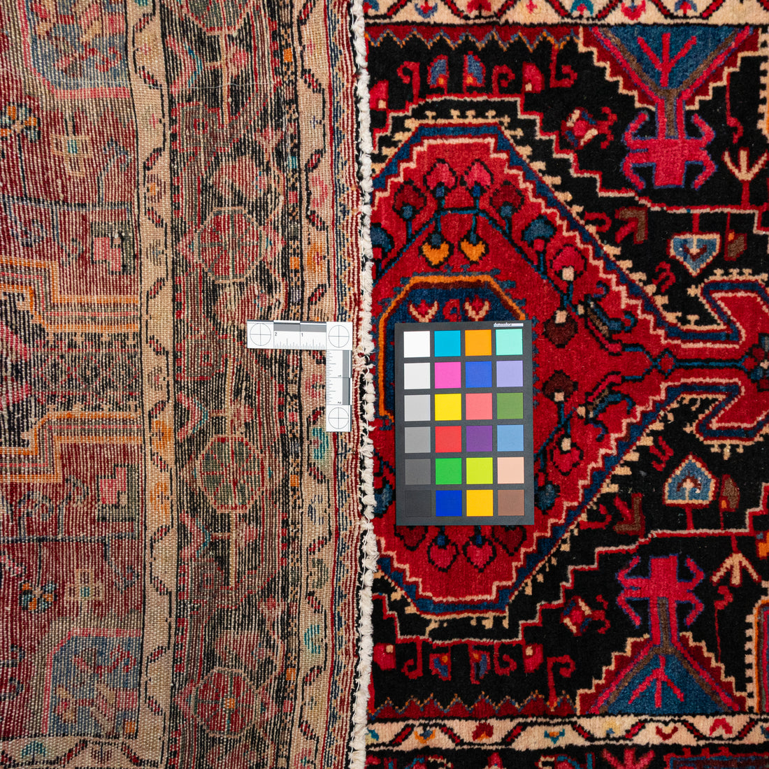 Hand Knotted Wool Hamadan Persian Rug