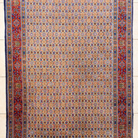 Hand Knotted Wool Moud Style Persian Rug