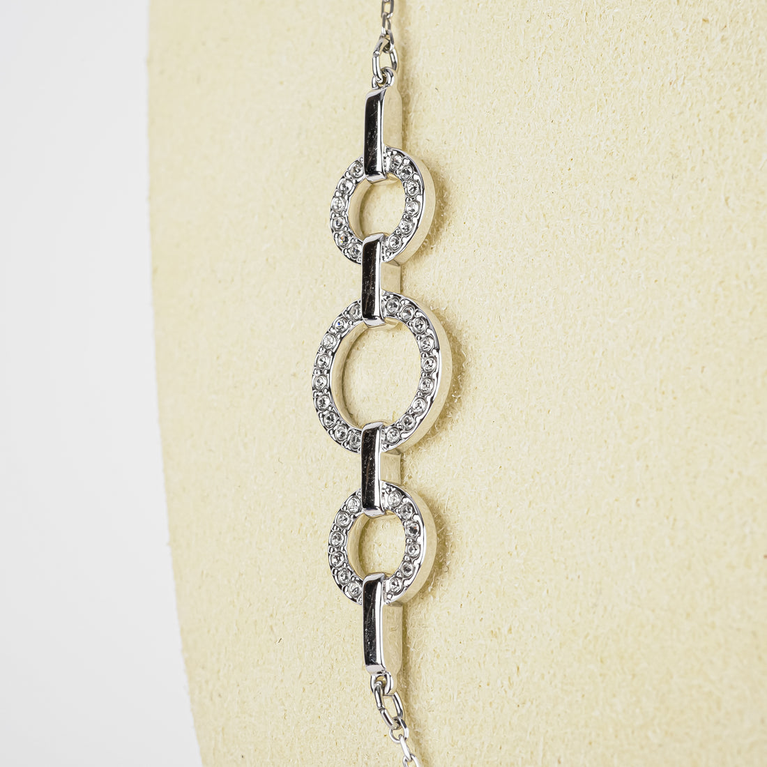 SWAROVSKI Silver Tone Long Necklace