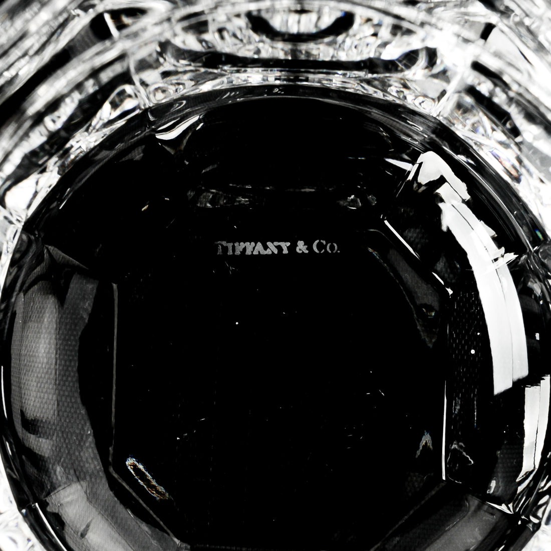 TIFFANY & CO Fine Crystal Covered Box