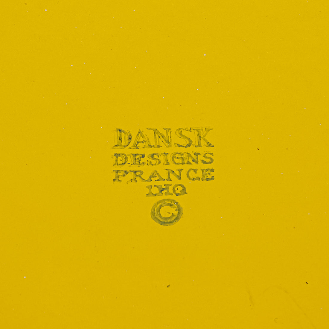 DANSK Kobenstyle Enamel Serving Bowl Yellow