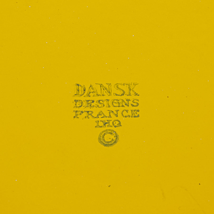 DANSK Kobenstyle Enamel Serving Bowl Yellow