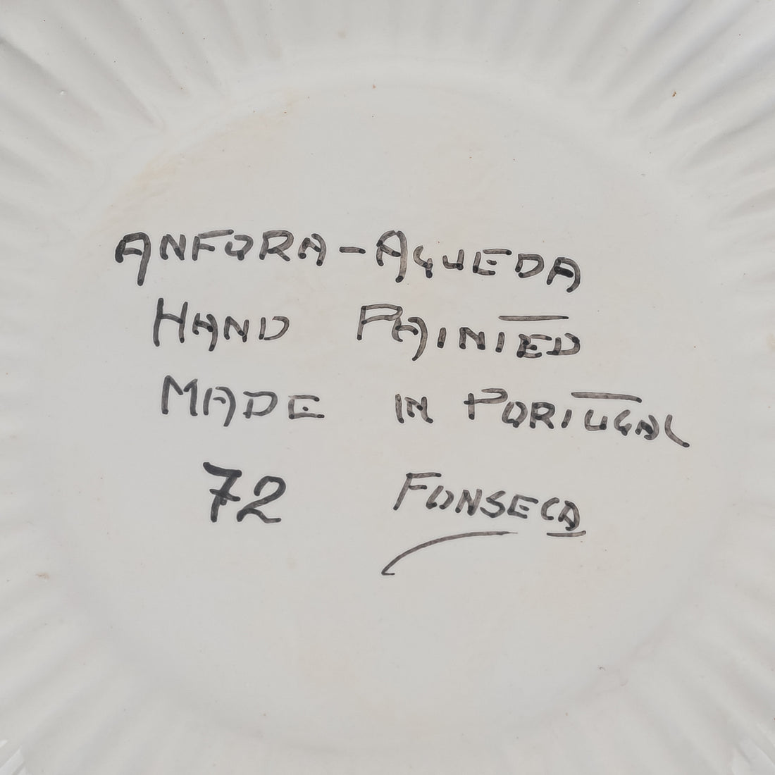 ANFORA AGUEDA Portugal Hand Painted Ceramic Tureen Set 4 Pieces