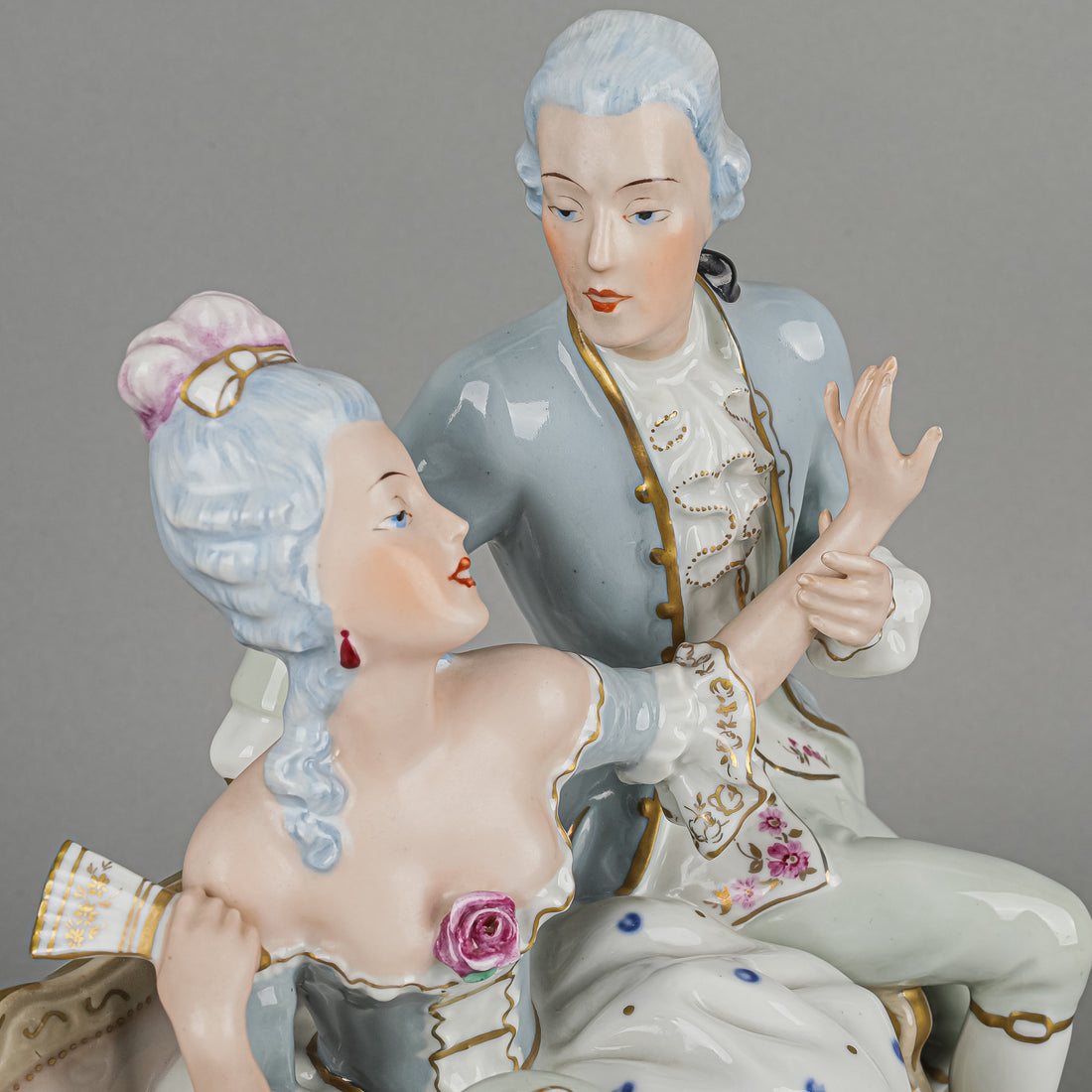 RDUX Figural Grouping Seated Courting Couple