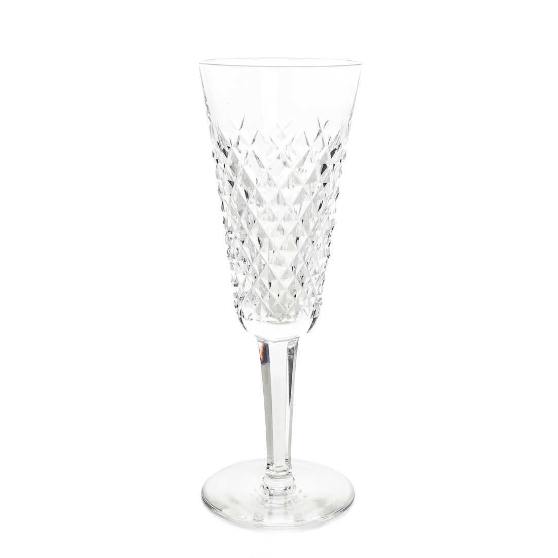 WATERFORD Alana Cut Crystal Champagne Flutes Set Of 6
