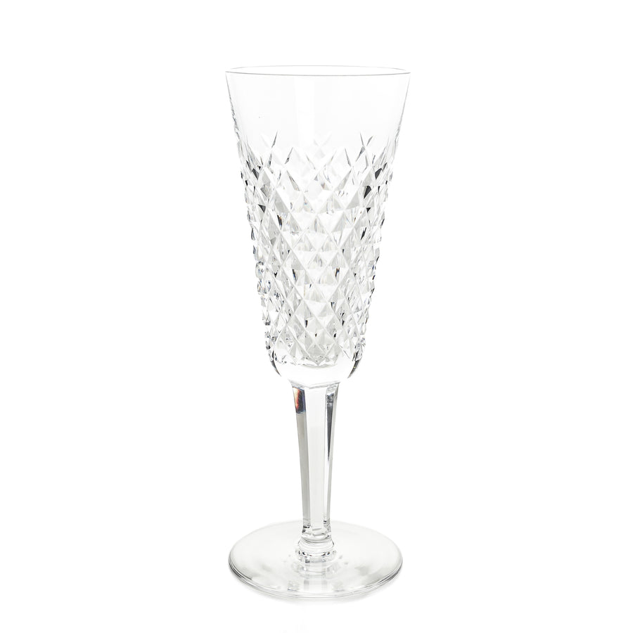 WATERFORD Alana Cut Crystal Champagne Flutes Set Of 6