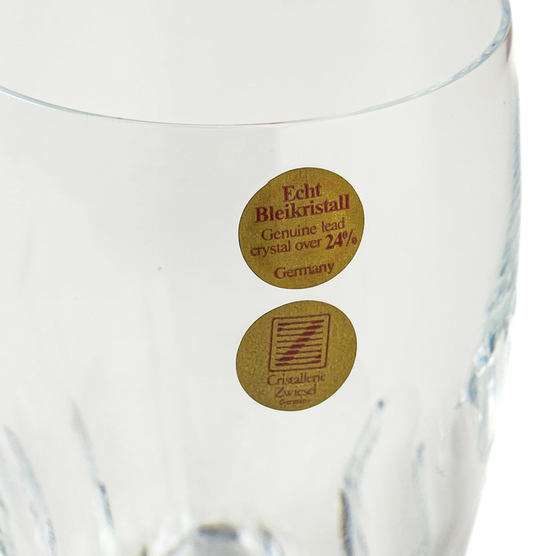 ZWIESEL Pas De Deux Cut Crystal Highball Tumblers Set Of 6