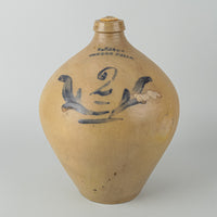 S. HART OSWEGO FALLS N.Y. Crockery Jug  H13"xD10"