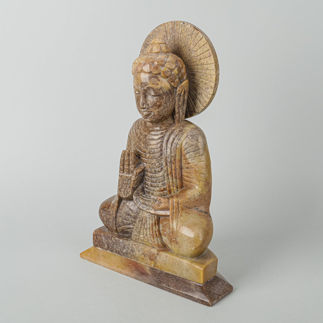 Carved Soapstone Buddha