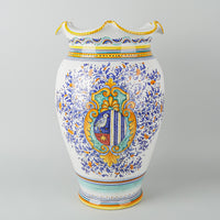 GIALETTI & PIMPINELLI Deruta Hand Decorated Floor Vase