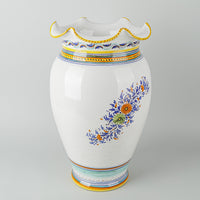 GIALETTI & PIMPINELLI Deruta Hand Decorated Floor Vase
