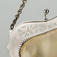 WHITING & DAVIS Silver Plate Ring Mesh Handbag
