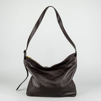 TSATSAS "Meral" Dark Brown Leather Handbag
