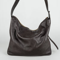TSATSAS "Meral" Dark Brown Leather Handbag