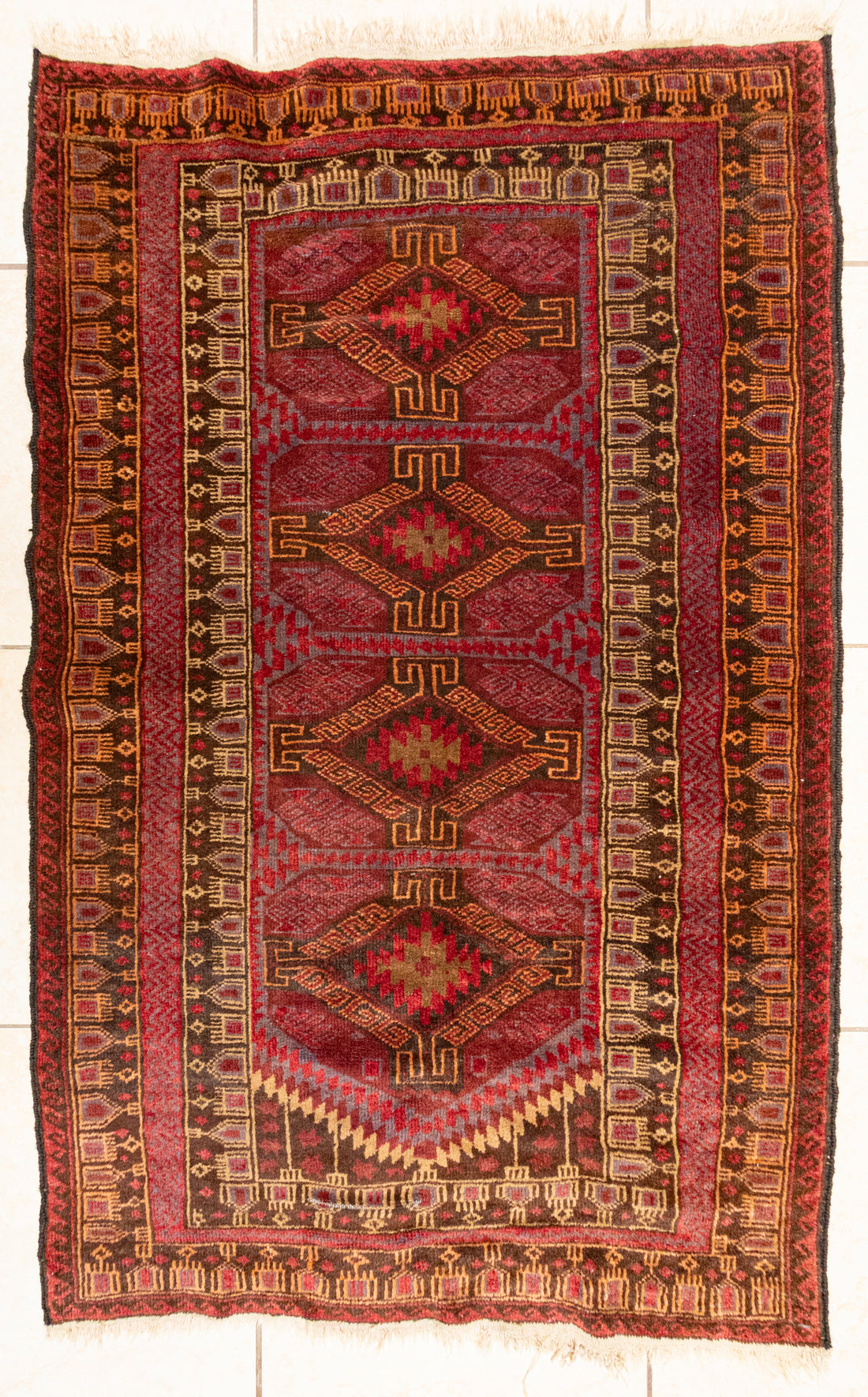 Hand Knotted Wool Tribal Persian Style Rug