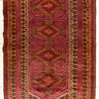 Hand Knotted Wool Tribal Persian Style Rug