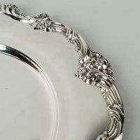 REED & BARTON King Francis Silverplate Chargers Set Of 6