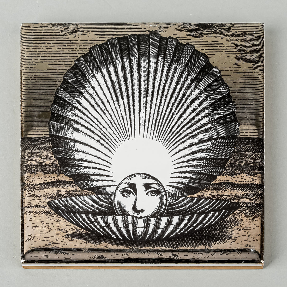 FORNASETTI Tema E Variazioni Ceramic Tiles Set Of 10