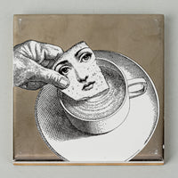 FORNASETTI Tema E Variazioni Ceramic Tiles Set Of 10