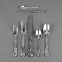 BIRKS Gadroon Sterling Flatware 8 Place Settings Plus Extras