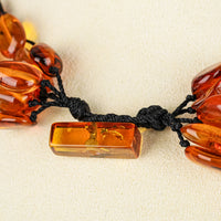 Amber And Turquoise Multistrand Necklace