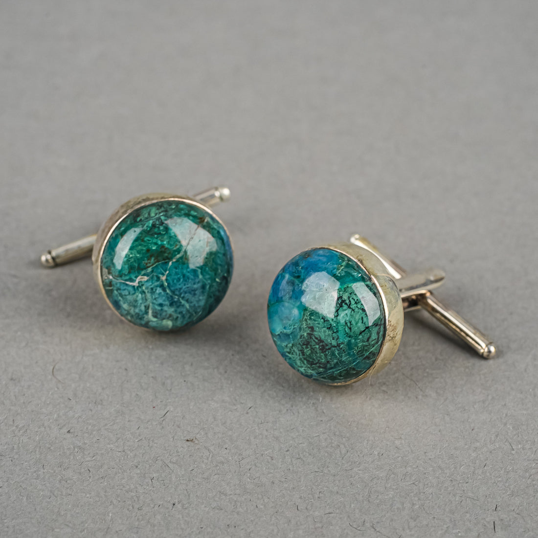 Sterling Eilat Cabochon Cufflinks