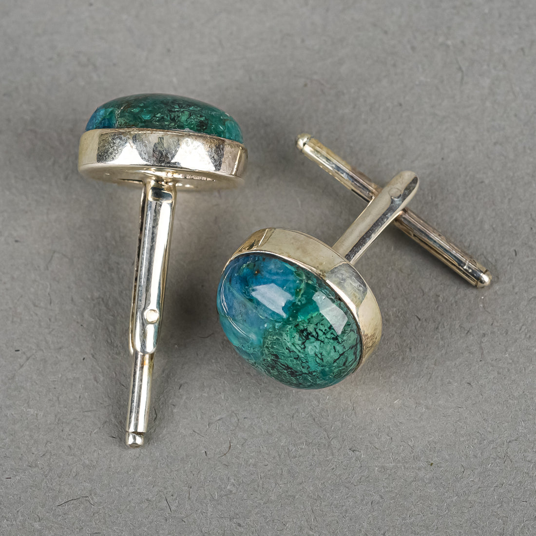 Sterling Eilat Cabochon Cufflinks