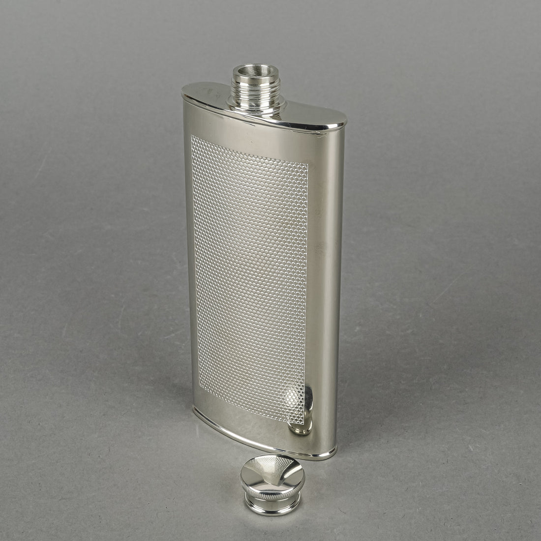 ROYAL SELANGOR Pewter Hip Flask With Funnel
