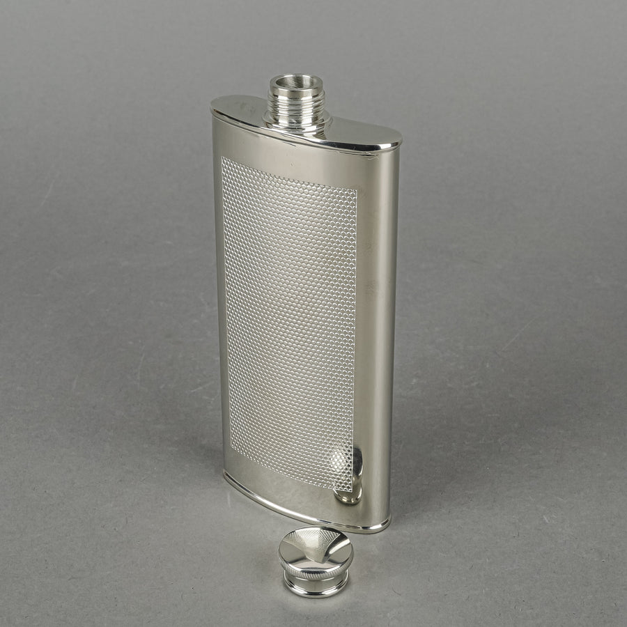 ROYAL SELANGOR Pewter Hip Flask With Funnel