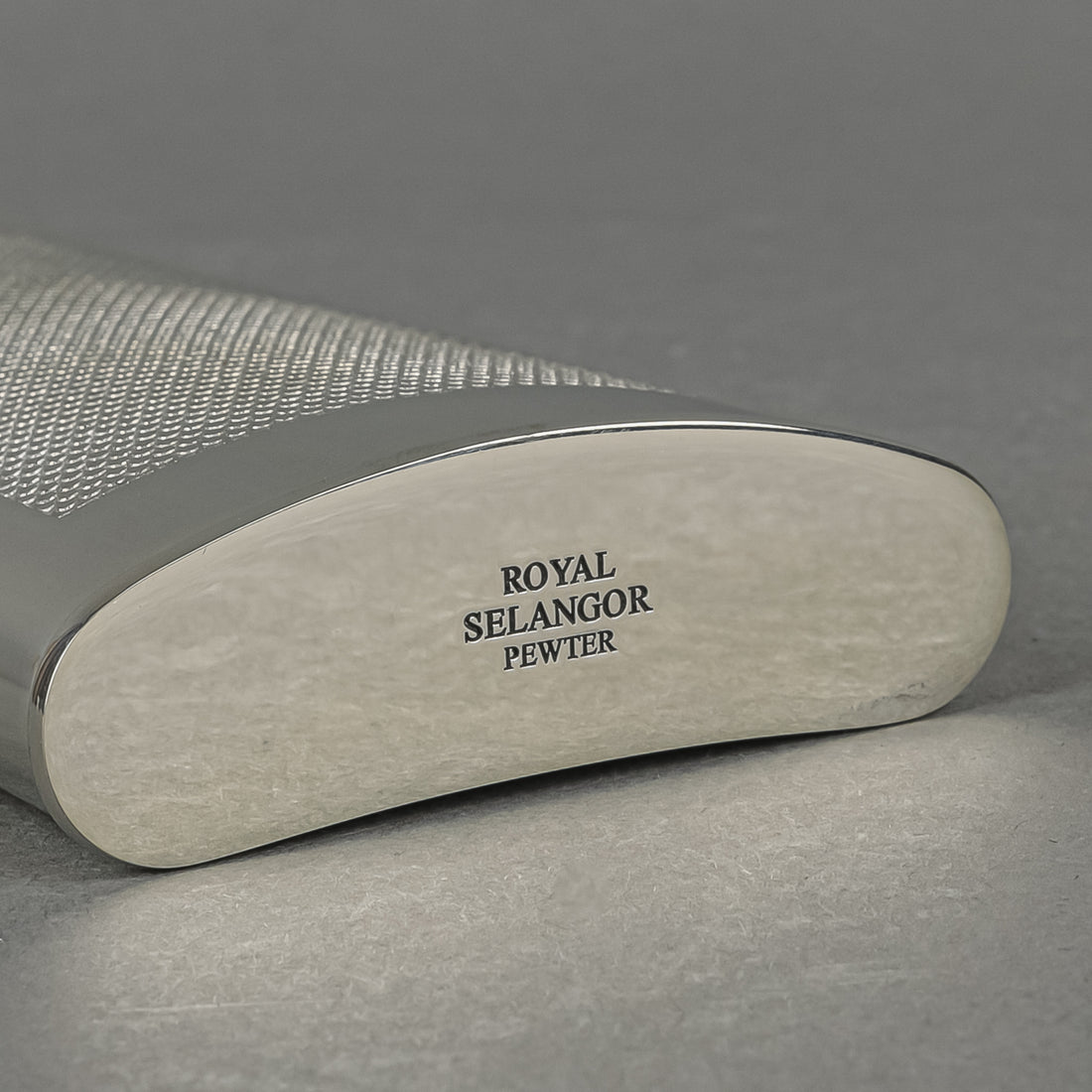 ROYAL SELANGOR Pewter Hip Flask With Funnel