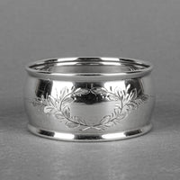 BIRKS Sterling Engraved Napkin Ring - No Monogram