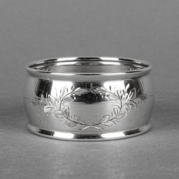 BIRKS Sterling Engraved Napkin Ring - No Monogram