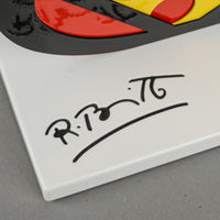 ROMERO BRITTO For You Heart Pop Art Sculpture