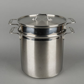 ALL CLAD Simply Strain 16-Quart Stainless Steel Multipot With Inserts 4 Pieces