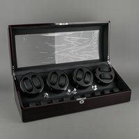 DUKWIN Lacquered Wood Watch Winder - 8 Slot