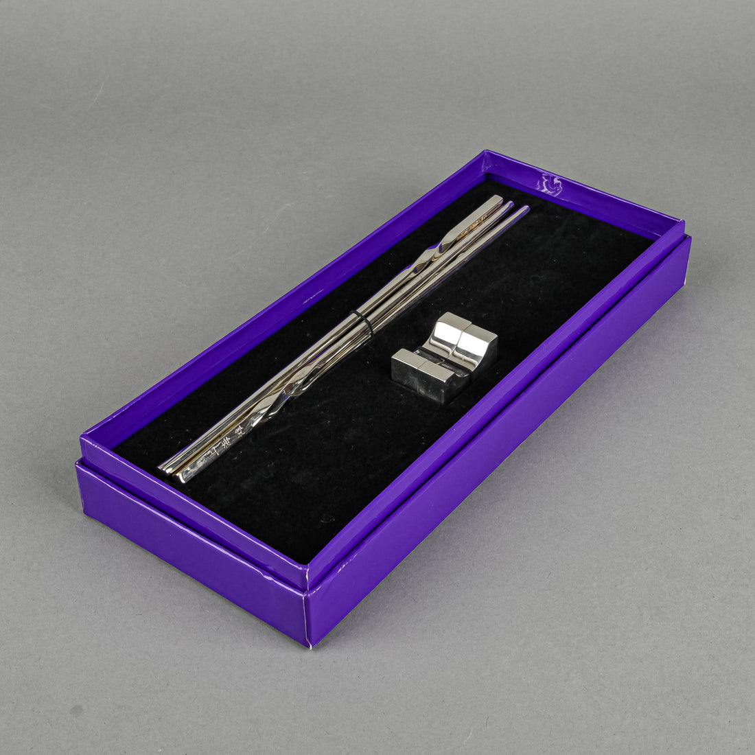 SHANGHAI TANG Silver Plate Chopstick Set