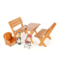 Vintage Doll House And Furniture  25+ Pieces Of Furniture