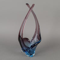 Lorraine/Chalet Style Free Form Art Glass Ashtray/Basket