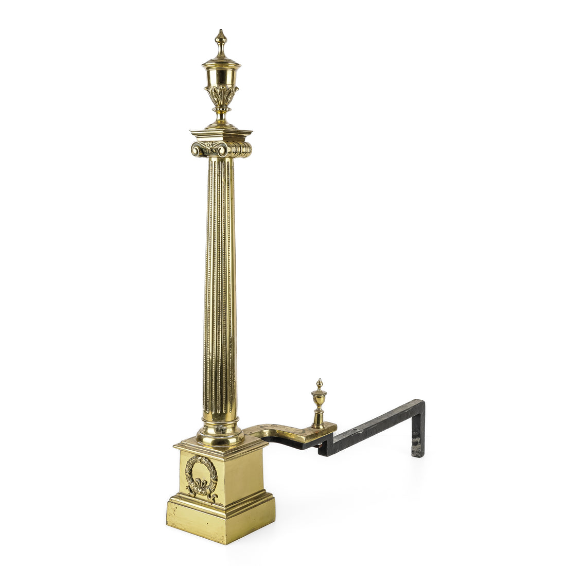Brass Federal Style Andirons