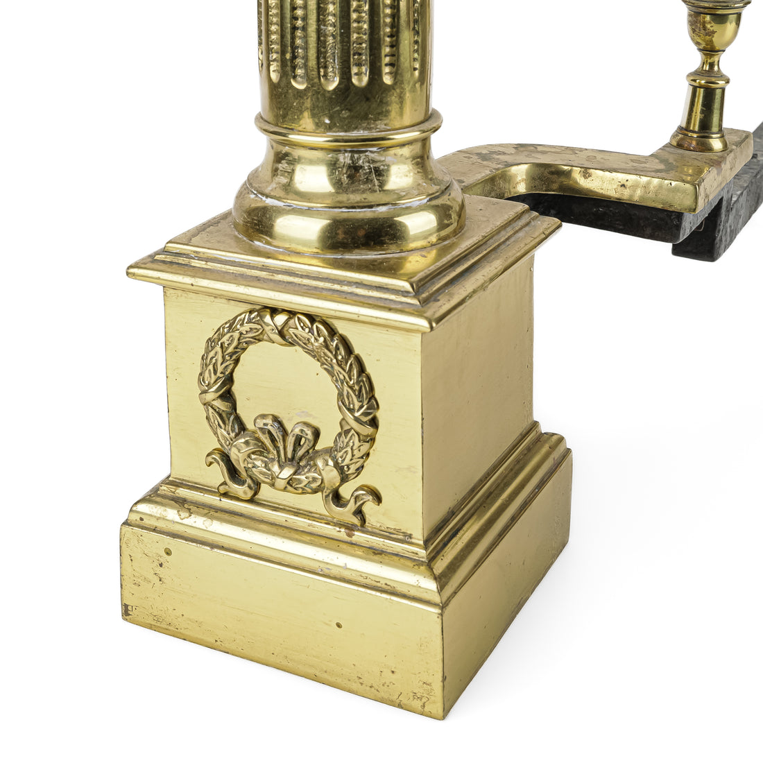 Brass Federal Style Andirons
