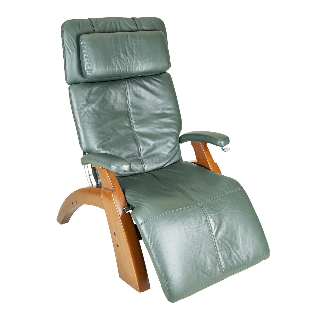 HUMAN TOUCH Perfect Chair PC-420  Green Leather Recliner