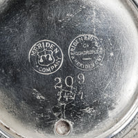 MERIDEN Silverplate Figural Napkin Ring 209 - Butterflies