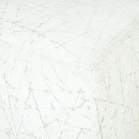 Beige Upholstered Ottoman