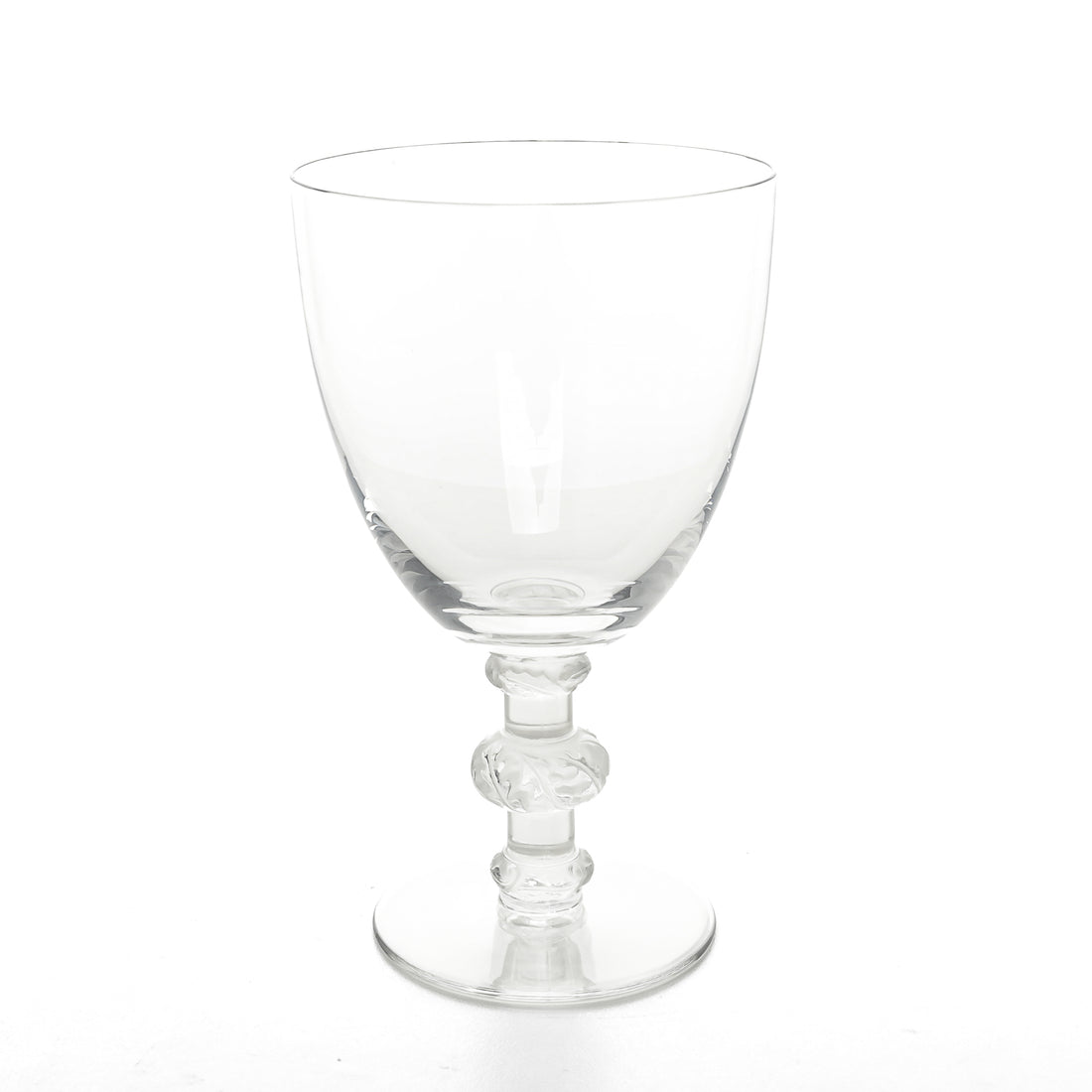 LALIQUE St Hubert Bordeaux Wine Glasses Set of 4