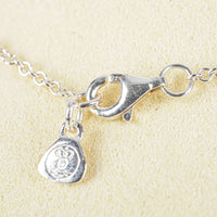 DANIELLA  DRAPER Sterling Three Heart Pendant Necklace